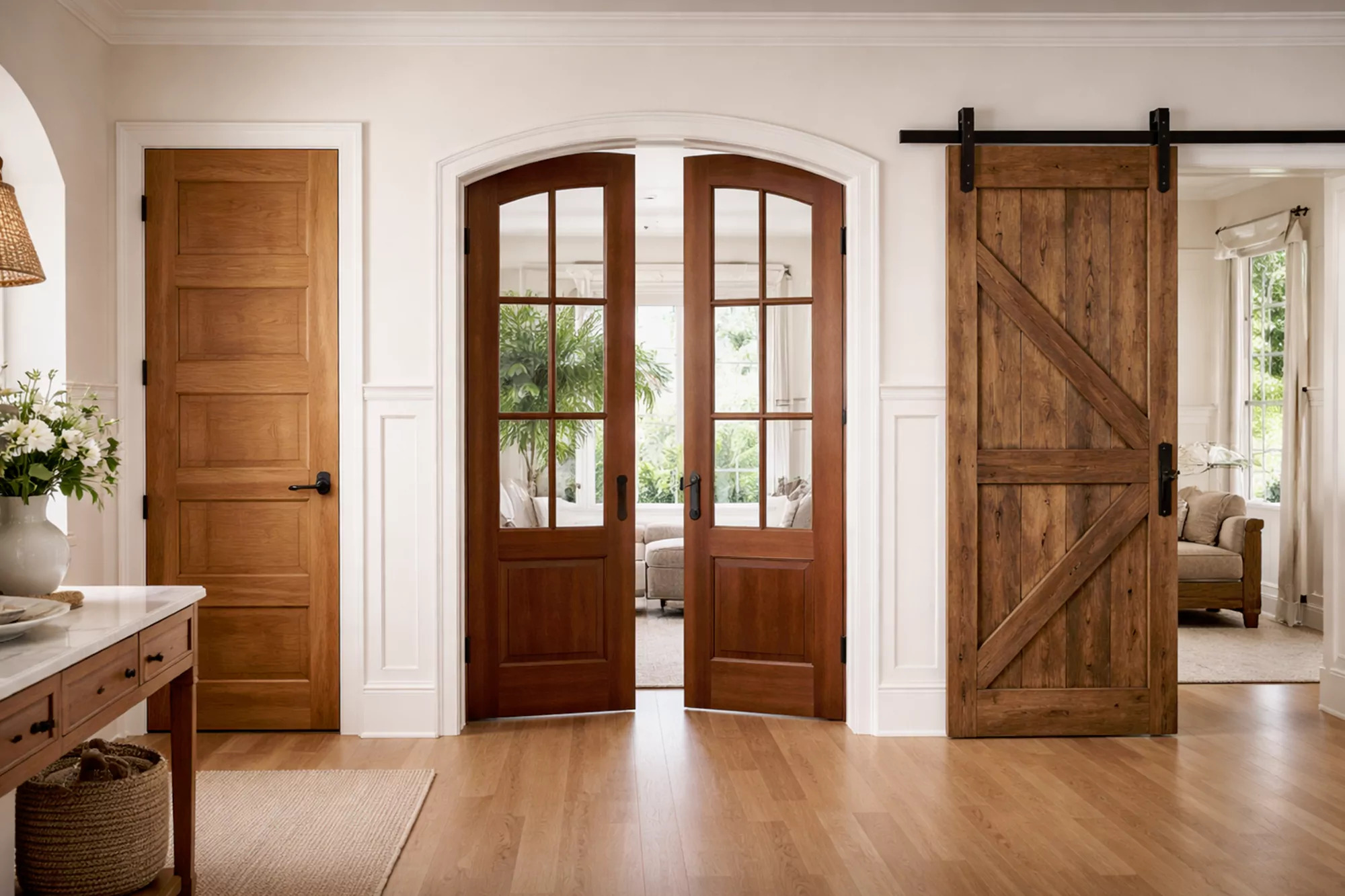 How to Match Interior Door Colors to Your Flooring