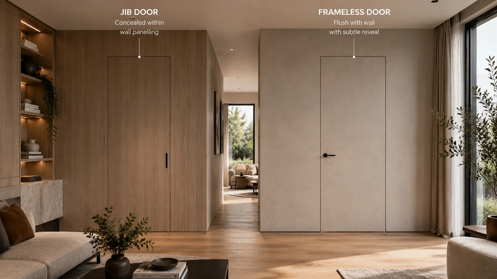 Invisible Doors: The Complete Guide to Frameless Hidden Doors